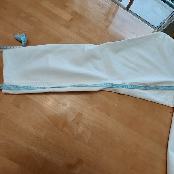 Old Navy Plus Size White Cotton Wow High Rise Skinny Jean Pants Size 26 - Picture 11 of 11